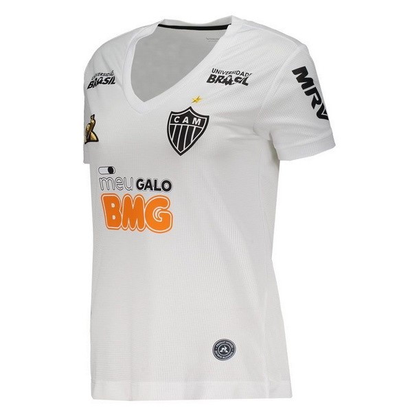 Camiseta Atlético Mineiro 2ª Kit Mujer 2019 2020 Blanco